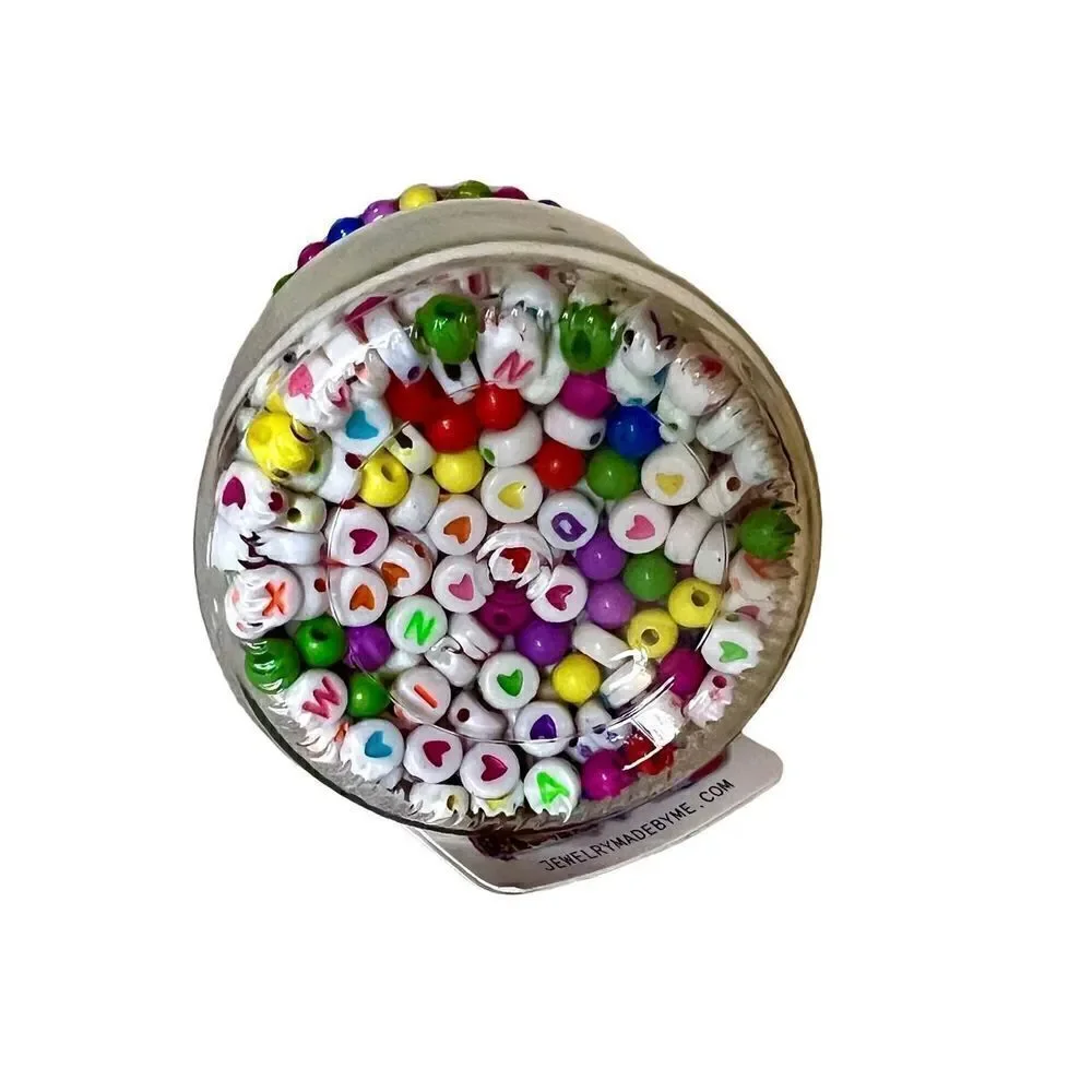 NWT Jewelry Made By Me DIY Bead Kit Jar 